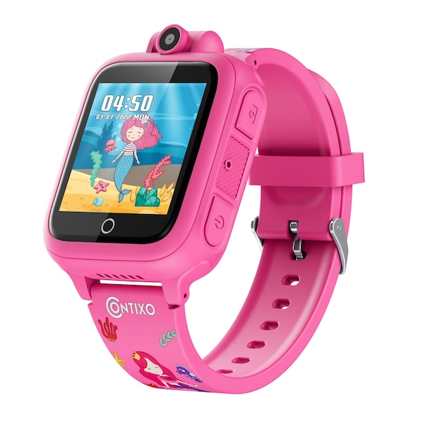 Contixo KW1 Smart Watch for Kids with Educational Games, HD Touch Screen, Camera & MP3 Music Player, Pink KW1-Pink - main